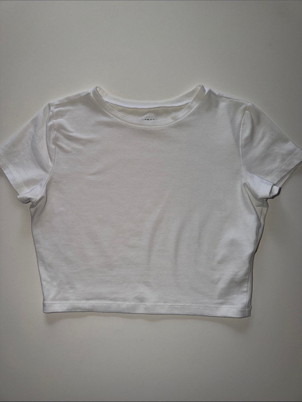 wild fable White Cropped Short Sleeve Tee